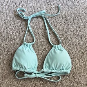 Aerie Aqua Triangle Swim Top